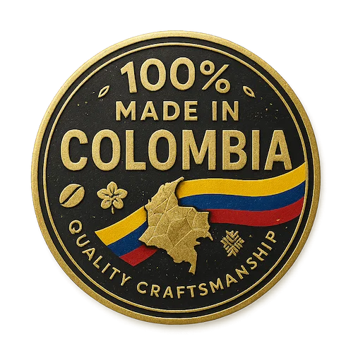 100% Hecho en Colombia — calidad premium